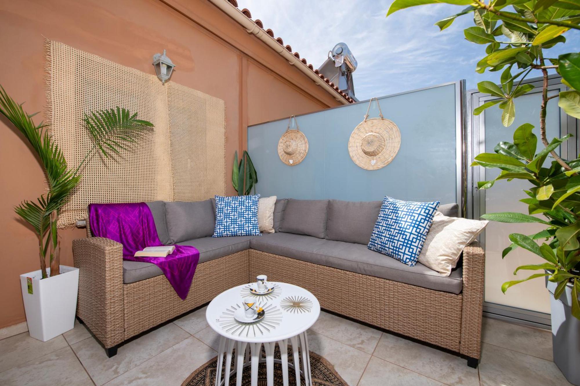 Boutique Home -Splantzia-Roof Garden Hriszí Aktí Haniá Kültér fotó