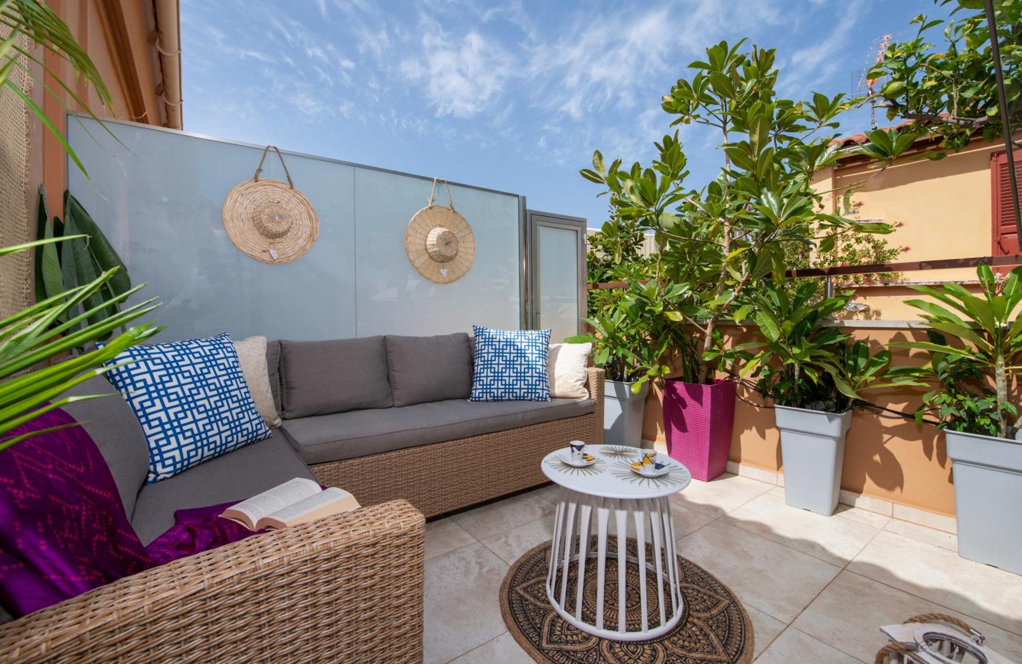 Boutique Home -Splantzia-Roof Garden Hriszí Aktí Haniá Kültér fotó